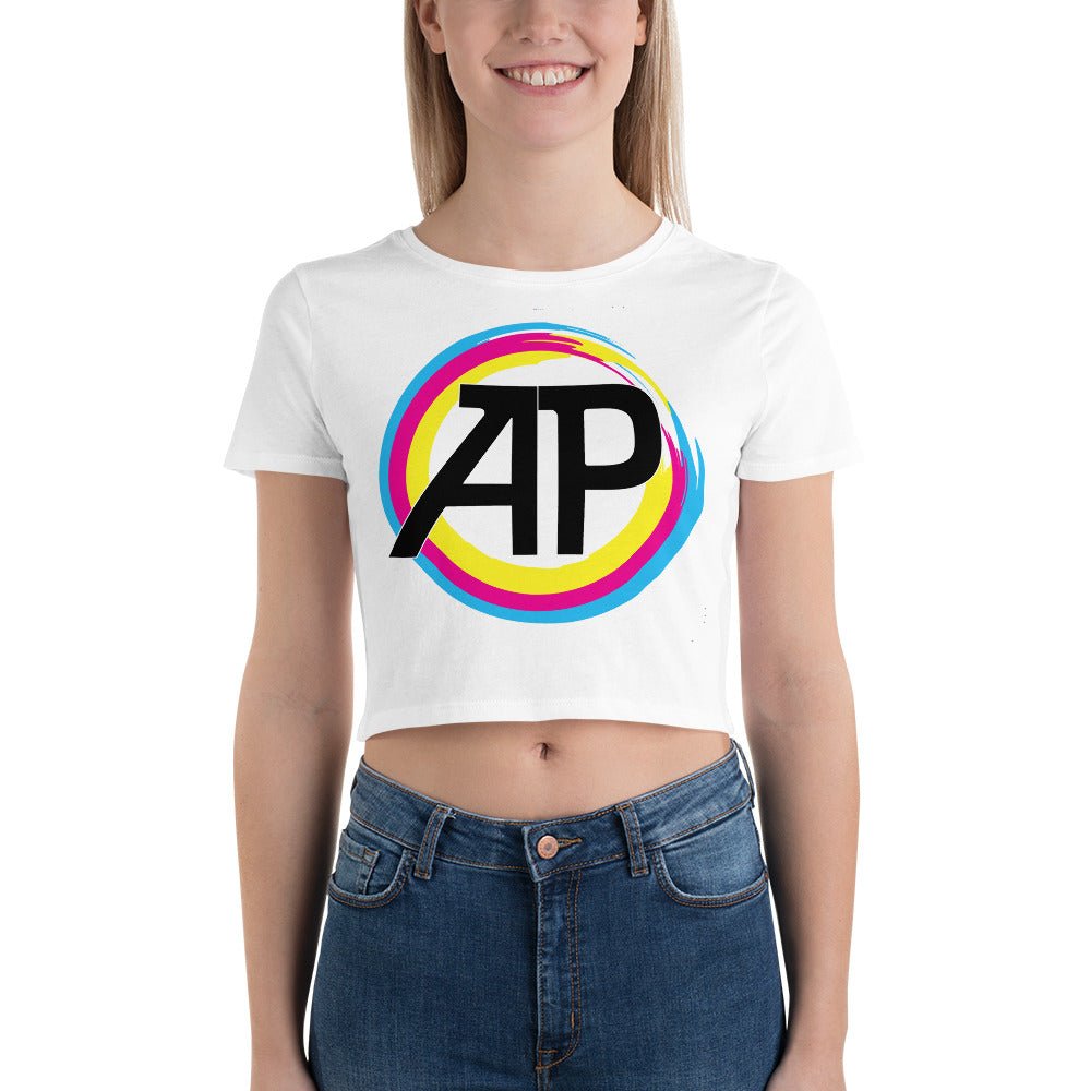 Women’s Crop Tee - Artful Printing